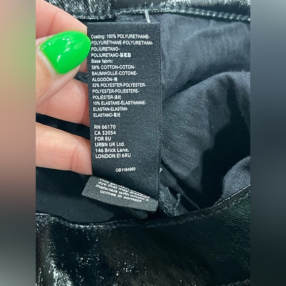 NWT Free People Black Phoenix Coated Skinny - Picture 8 of 8